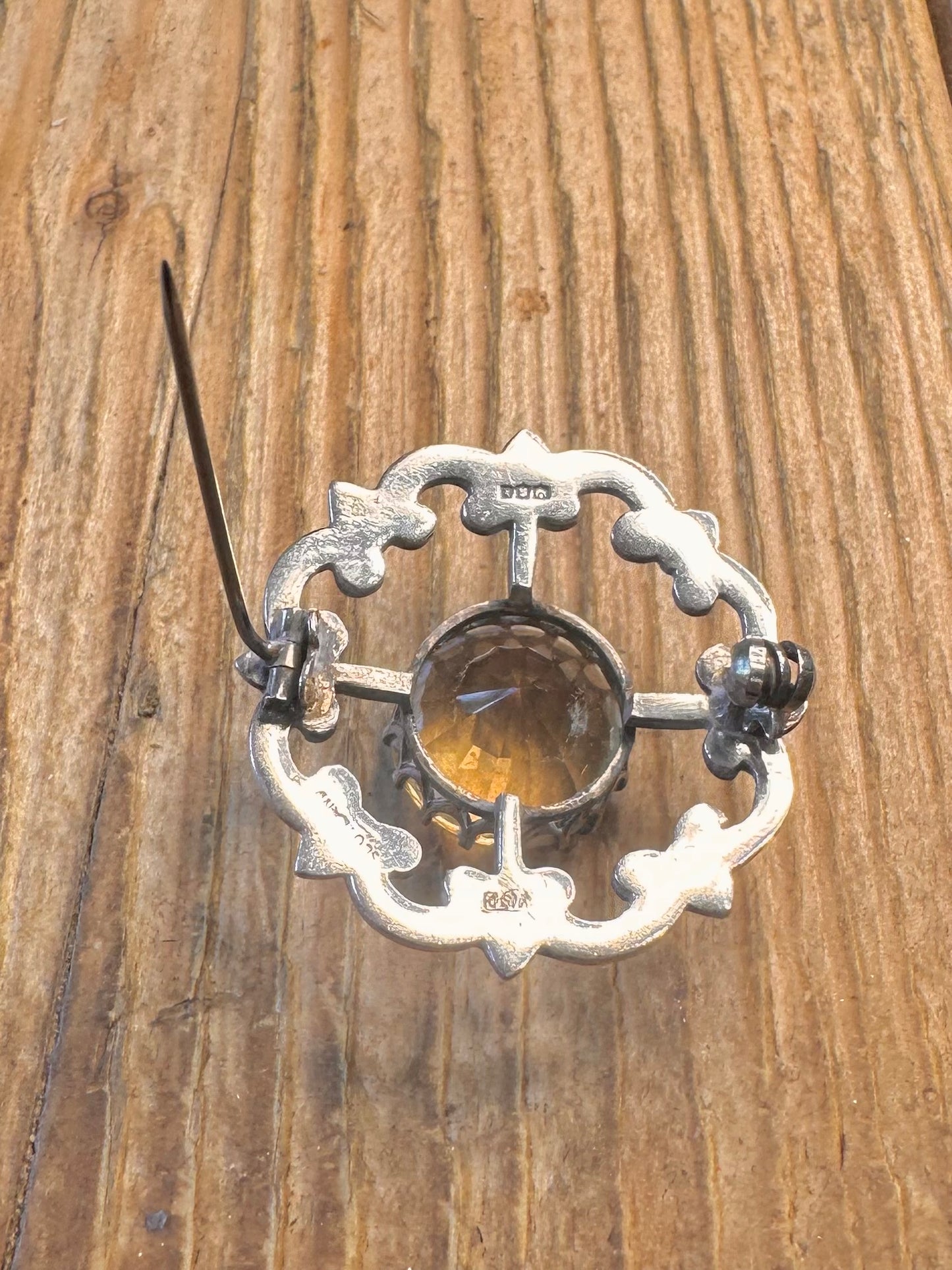 Scottish 1965 Thomas Kerr Ebbutt 925 Sterling Silver Brooch