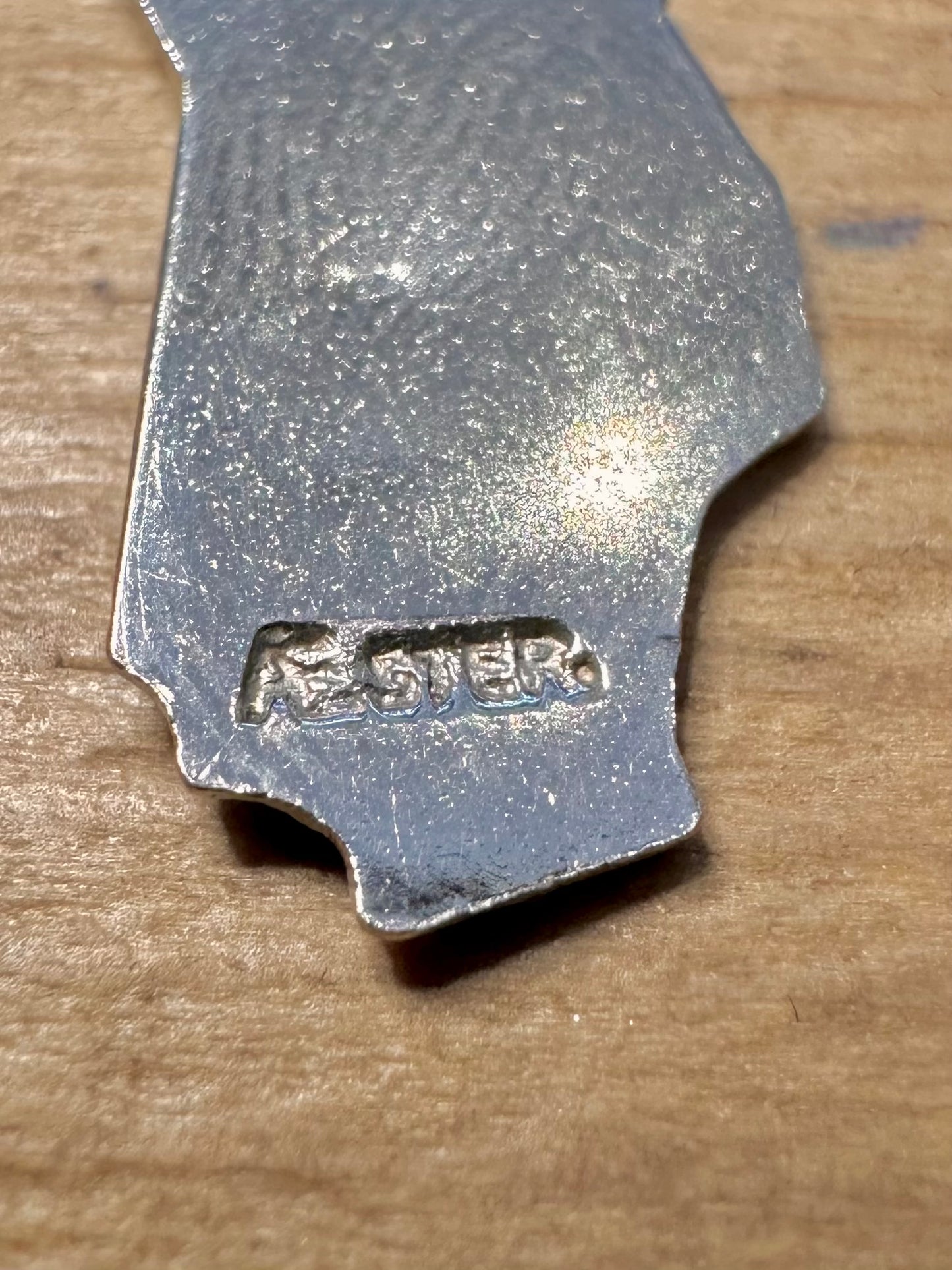 Vintage California Enamel 925 Silver Charm Pendant