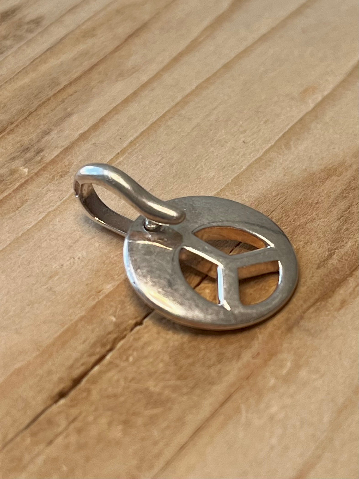 Peace Sign 925 Sterling Silver Pendant