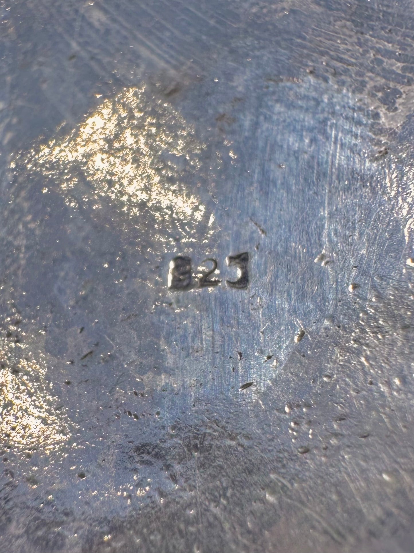 Vintage Tribal Style Circle 925 Sterling Silver Pendant