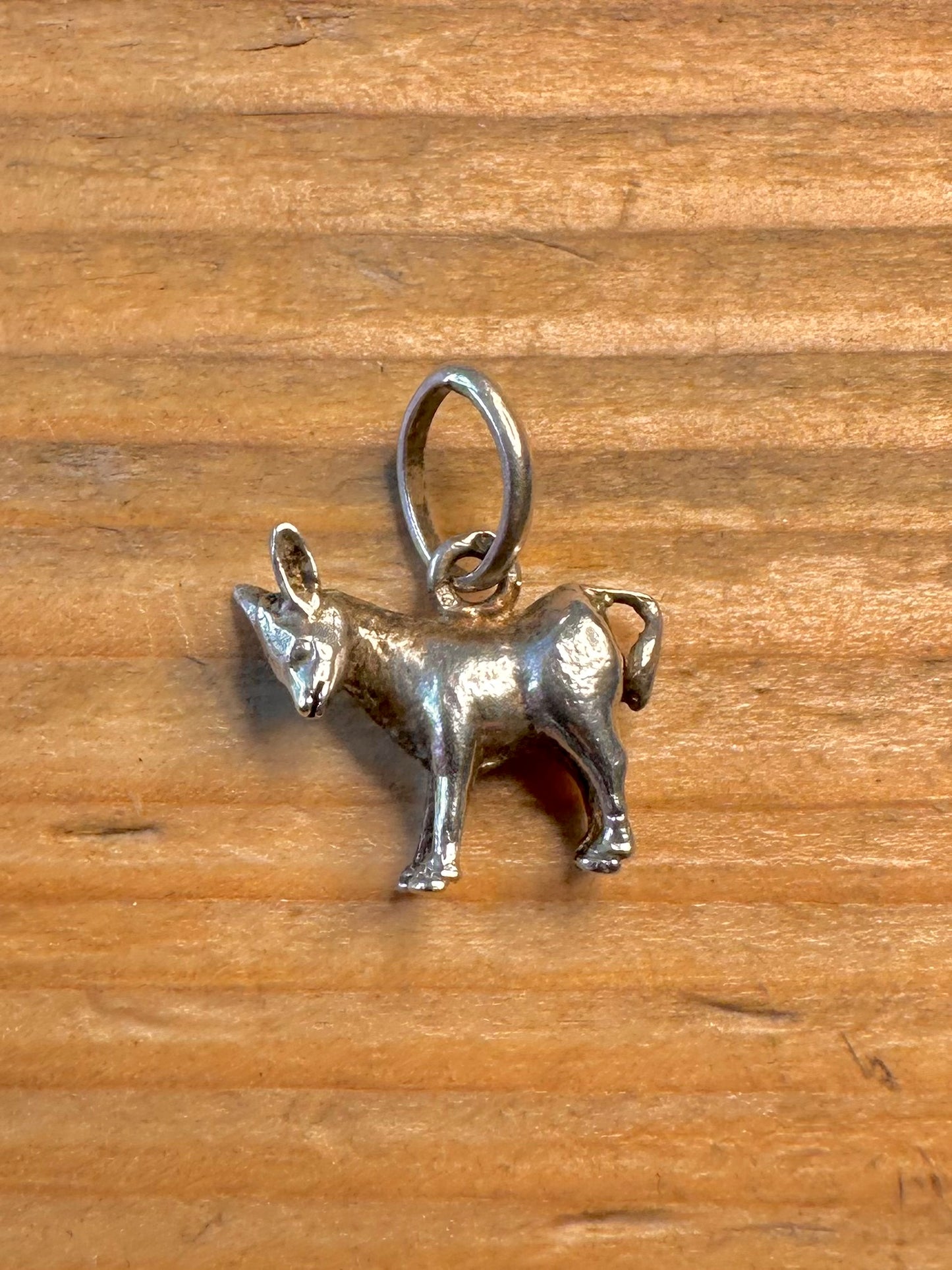 Donkey 925 Sterling Silver Charm Pendant