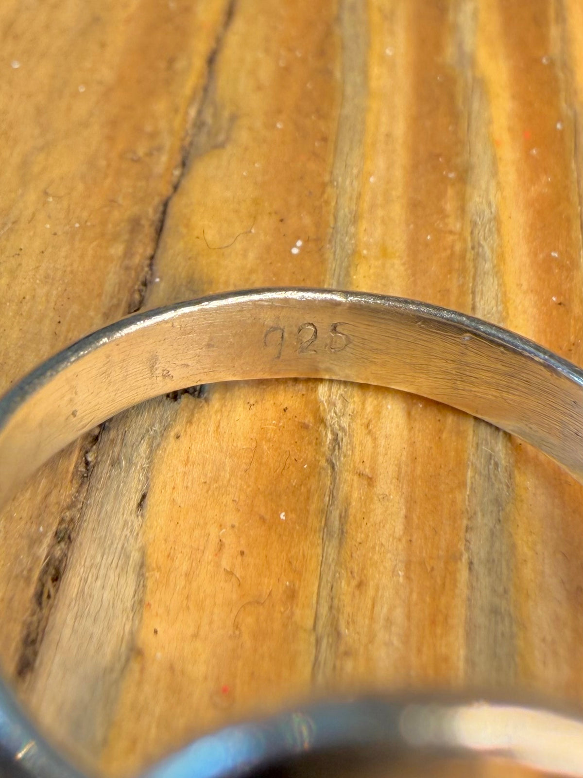 Oval Labradorite Boho Style 925 Sterling Silver Size N Ring