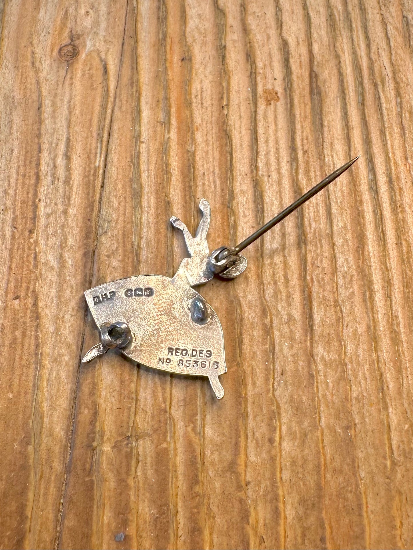 Ballerina 1948 Maker D.H Phillips 925 Sterling Silver Brooch