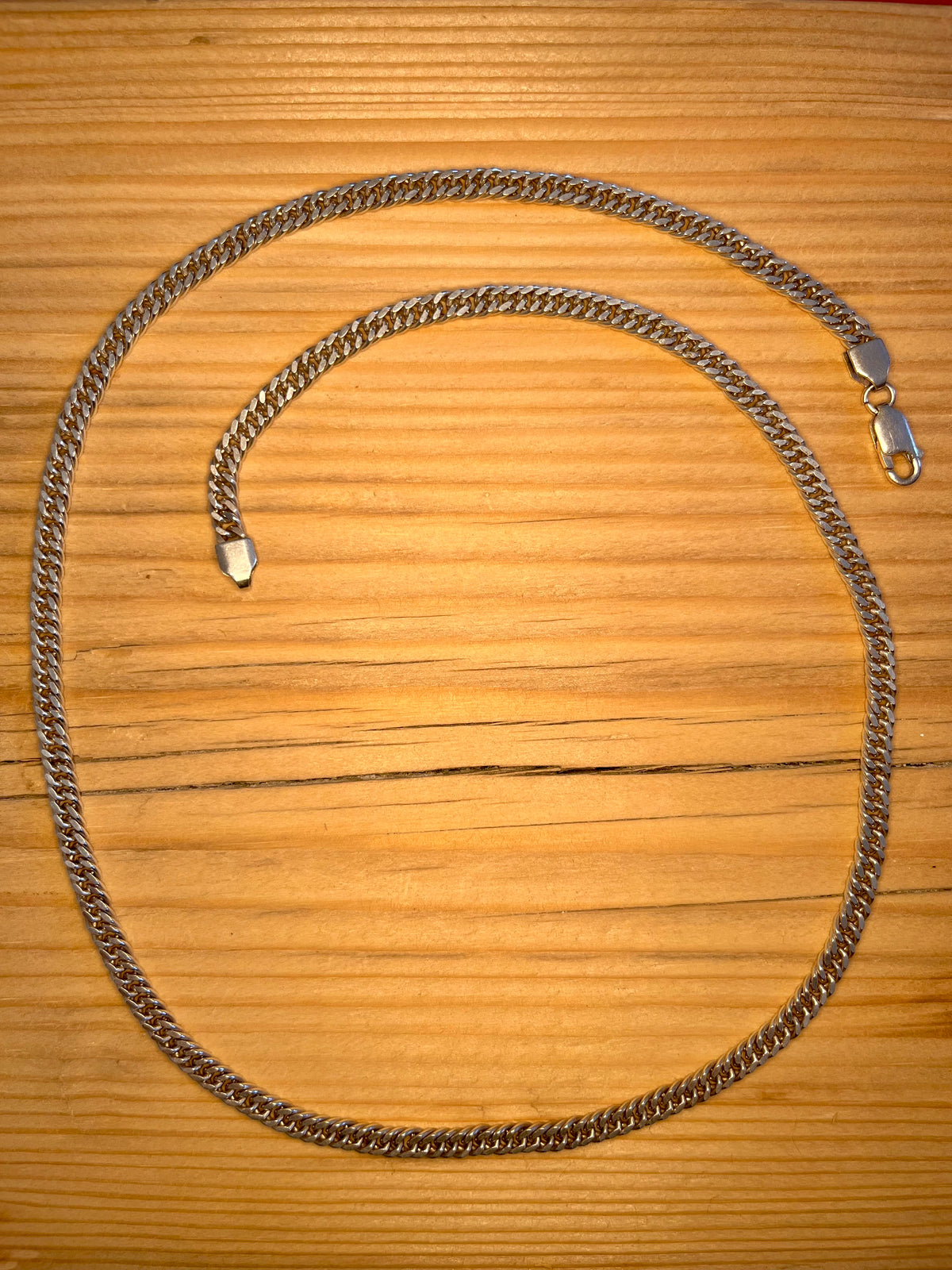Close Link Curb Chain 925 Sterling Silver 22 inch Necklace