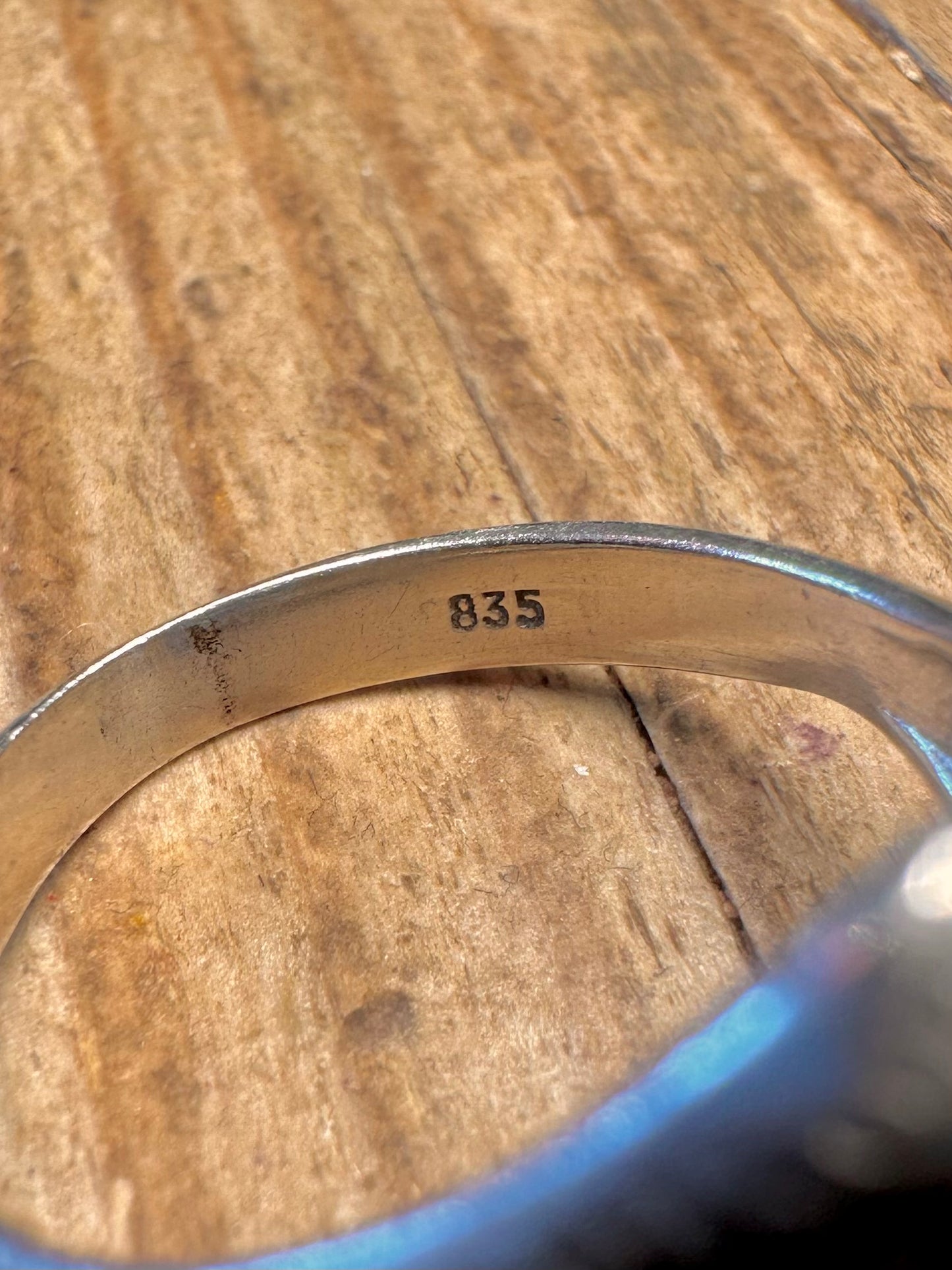 Tierkopf 835er Silber Größe V Ring