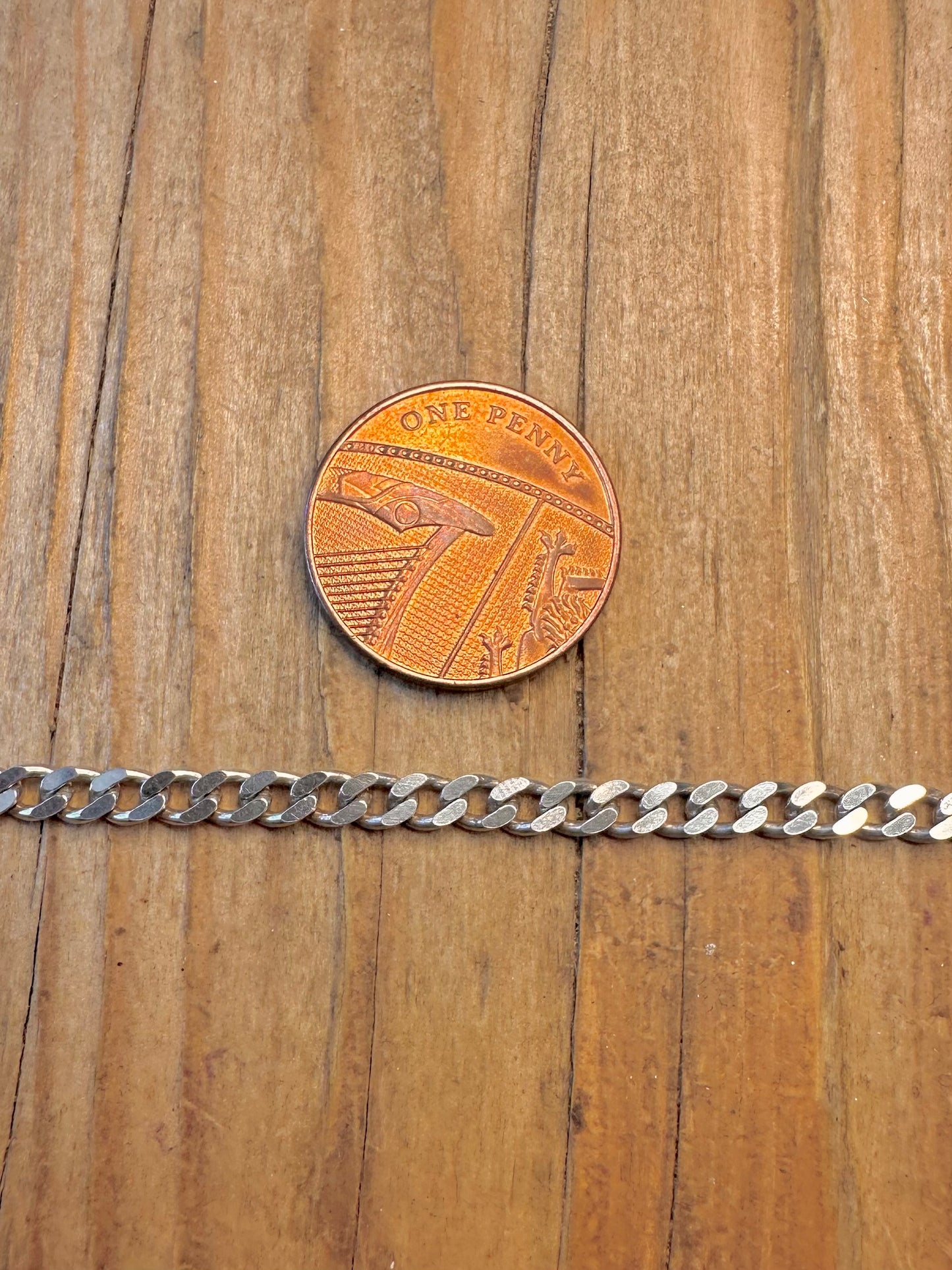 Curb Chain 925 Sterling Silver 18 inch Necklace