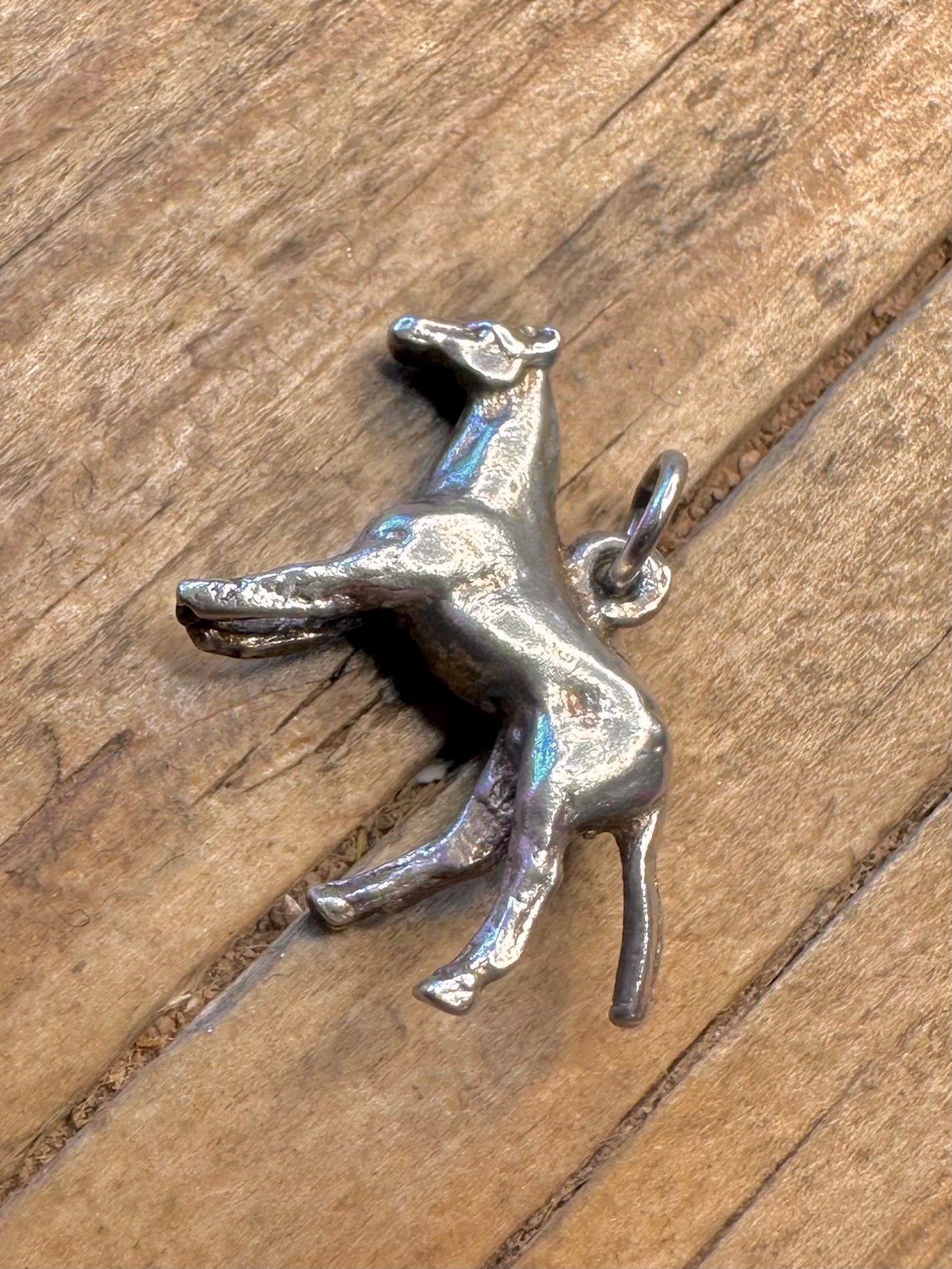 Pferde-Charm-Anhänger aus 925er Sterlingsilber