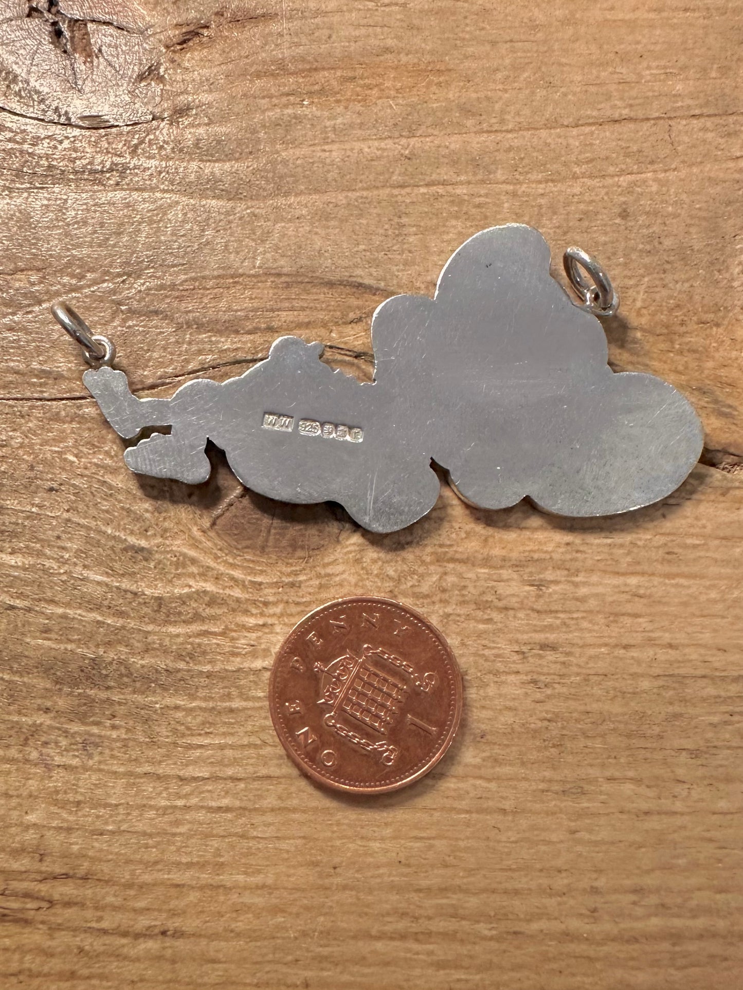 Unique 2016 Sleeping Pinky and the Brain Cartoon Solid 925 Silver Edinburgh Pendant