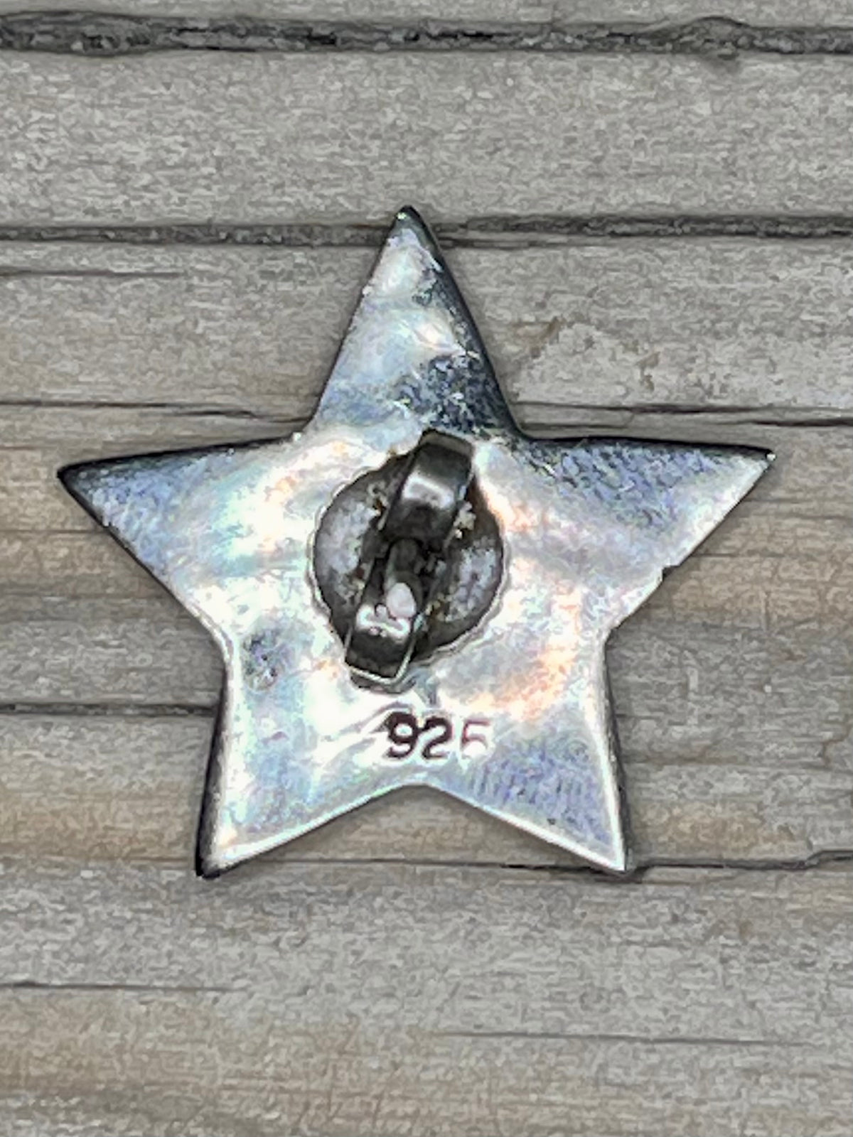 Star Shaped 925 Sterling Silver Stud Earrings