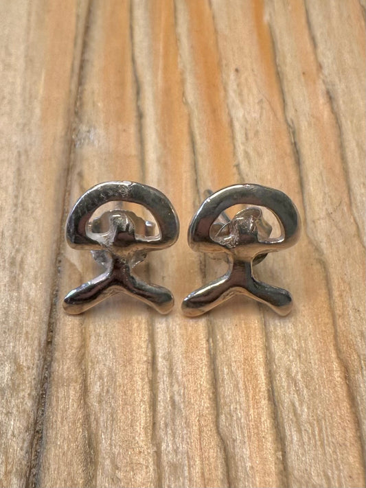 Vintage Indalo 925 Sterling Silver Stud Earrings