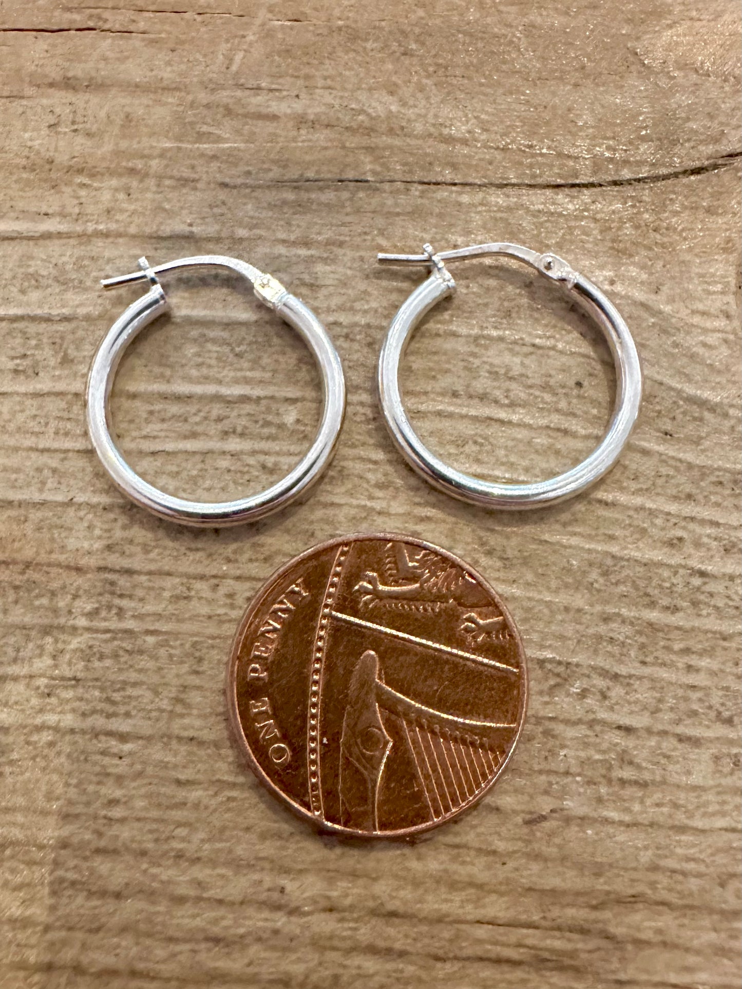 Modern Simple Hoops 925 Silver Earrings