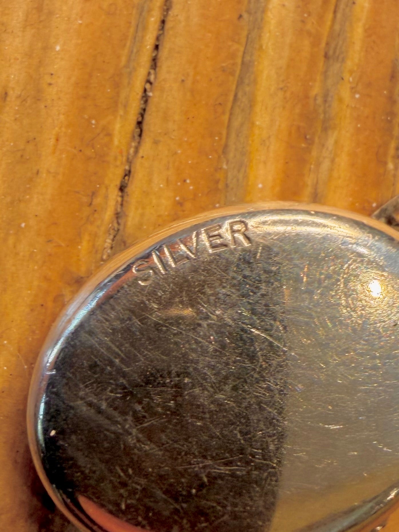 Oval Victorian Style Floral Engraved Locket 925 Sterling Silver Earrings