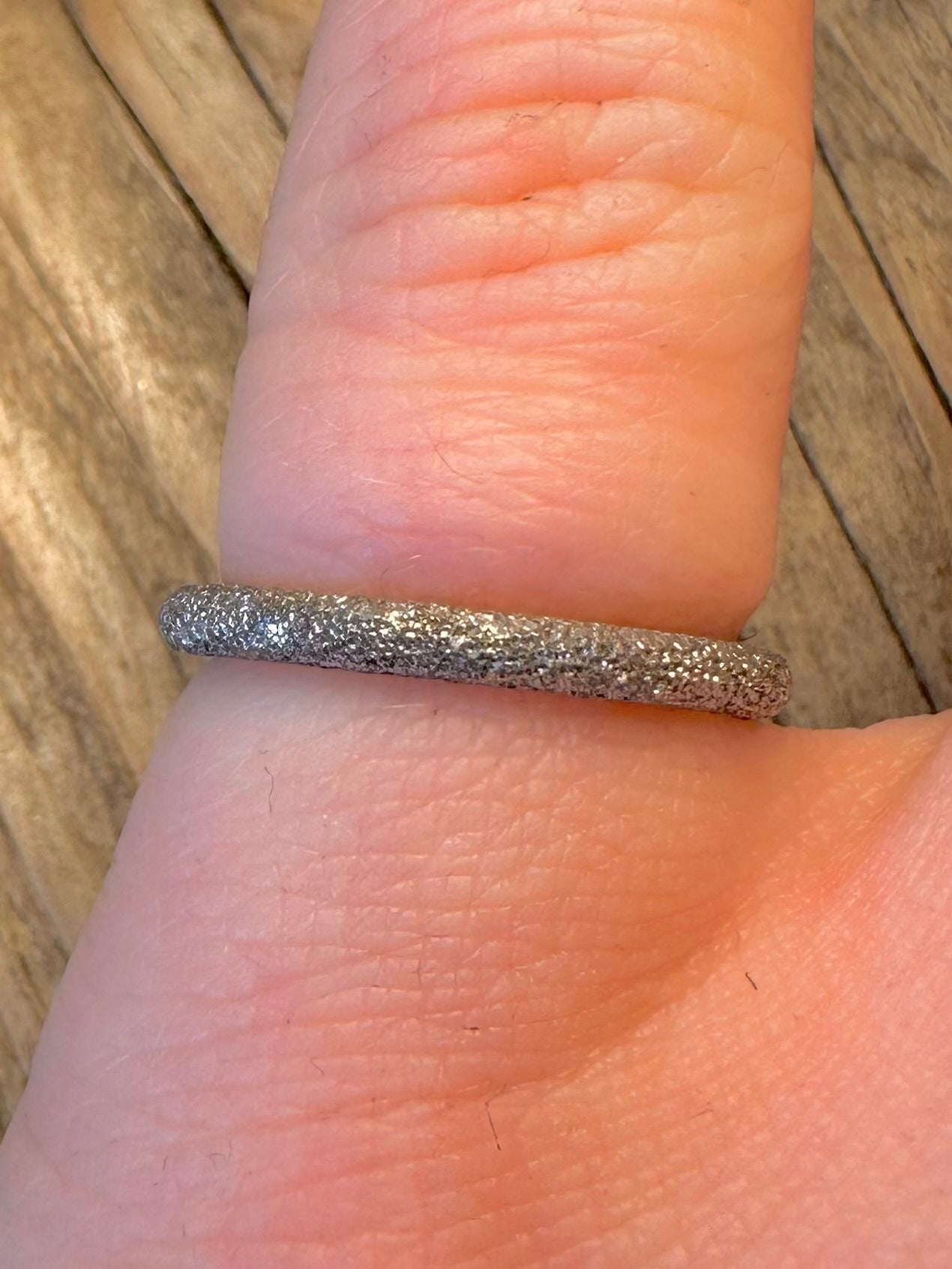 Links of London 2000 Textured Band 925 Sterling Silver Size K Ring