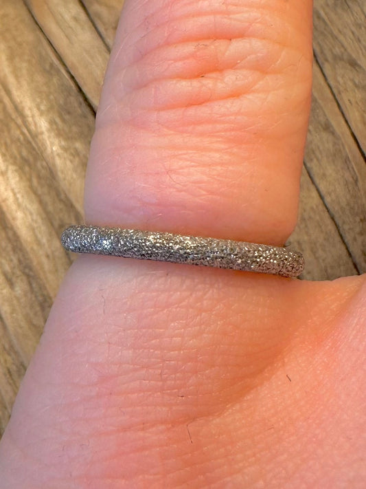 Links of London 2000 Textured Band 925 Sterling Silver Size K Ring