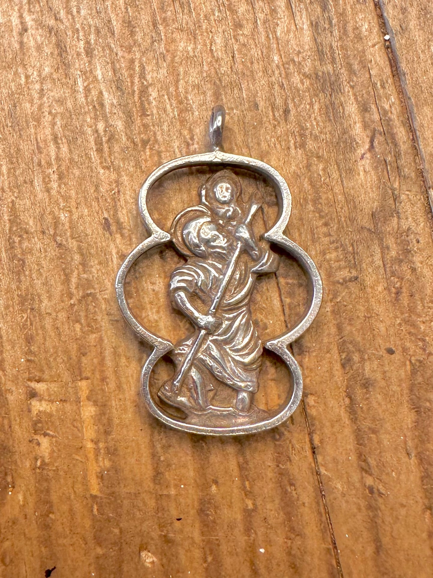 Toye Kenning & Spencer 1977 St Christopher 925 Sterling Silver Pendant