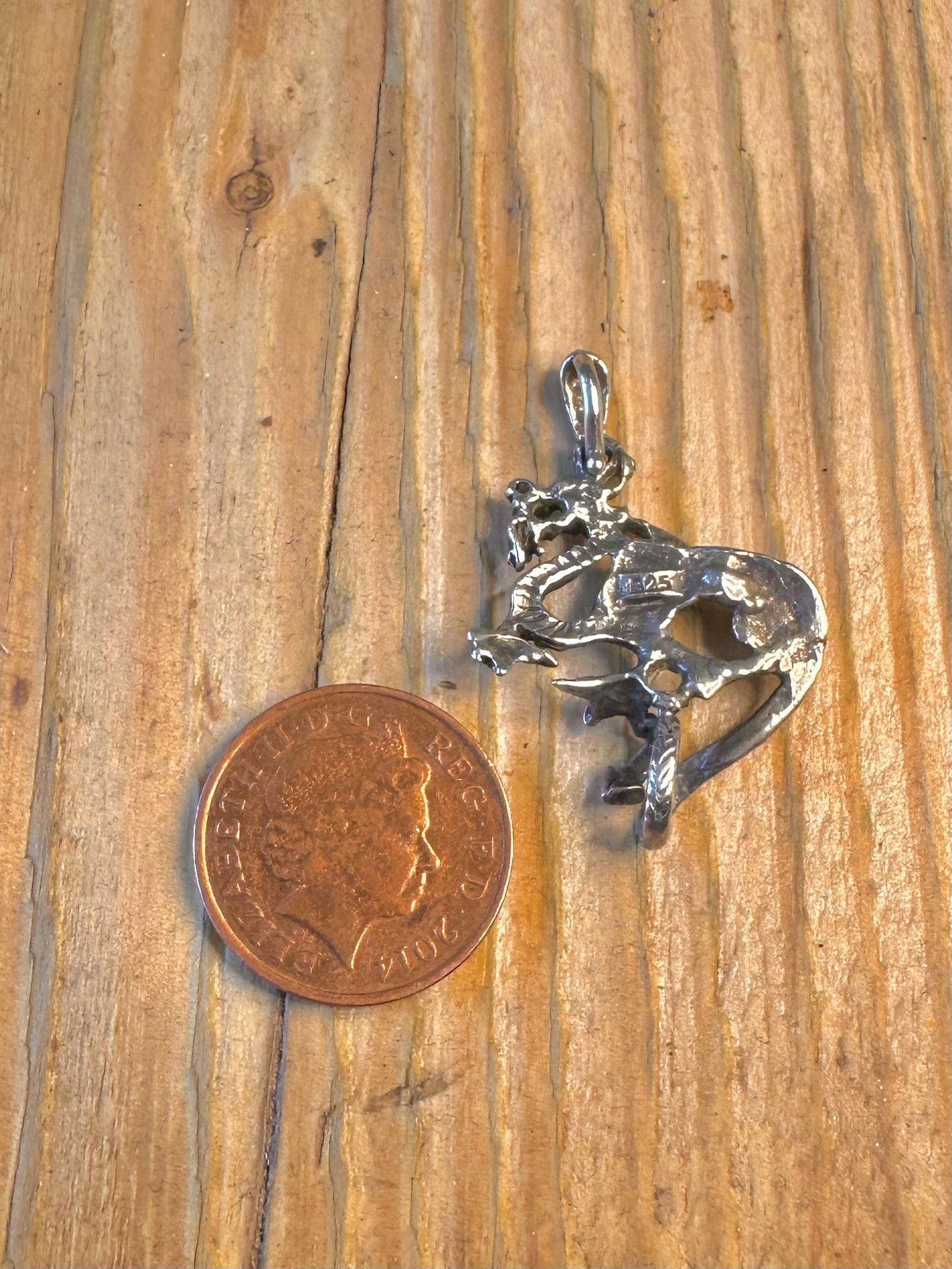 Dragon Intricate Detail 925 Sterling Silver Pendant