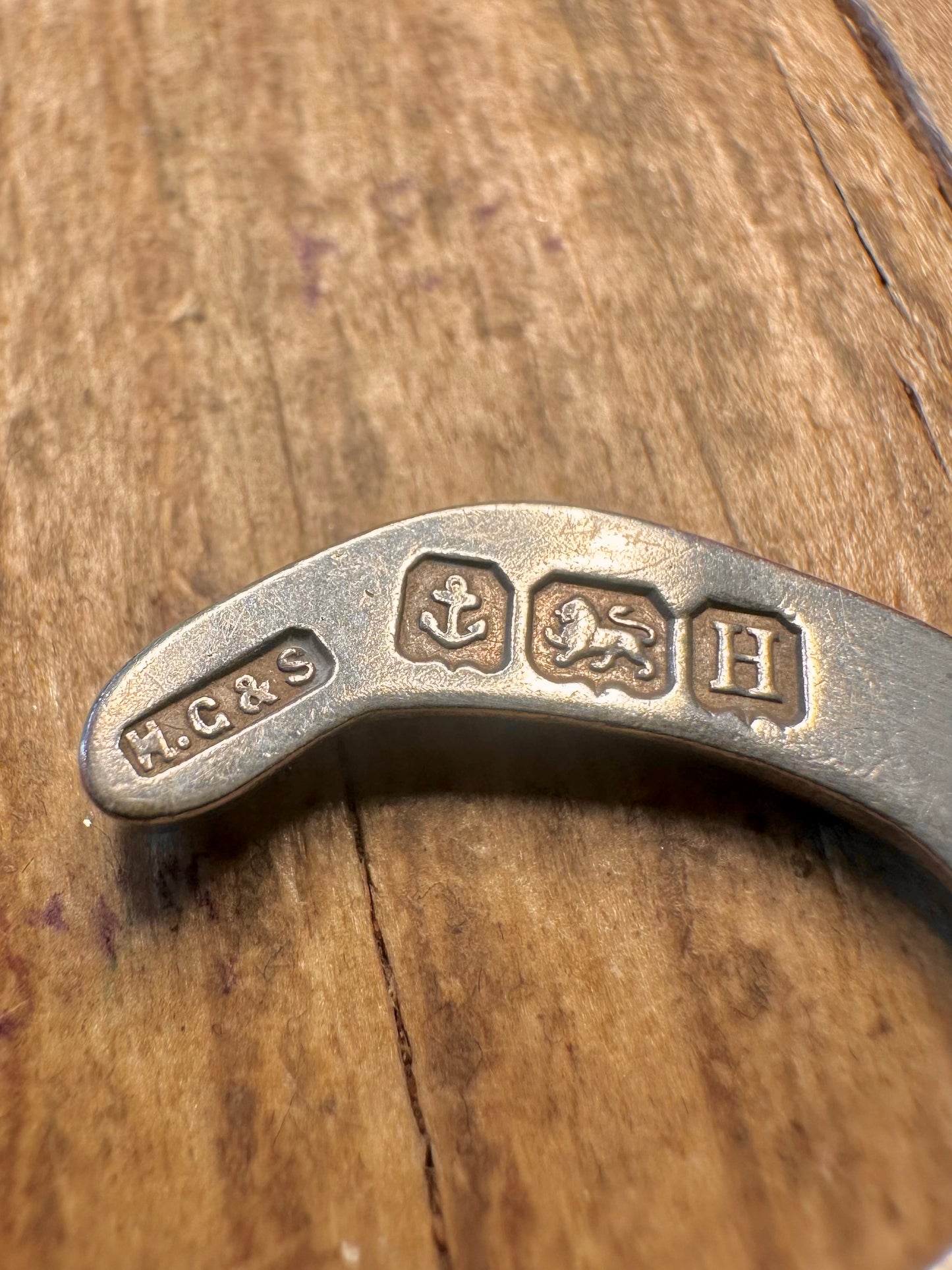 Hufeisen 1932 Henry Griffith & Sons 925 Sterling Silber Sammlerstück