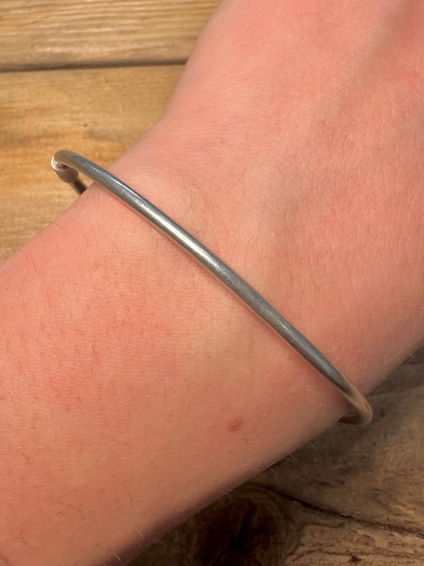 Vintage Fist 925 Silver Trinidad Cuff Bangle