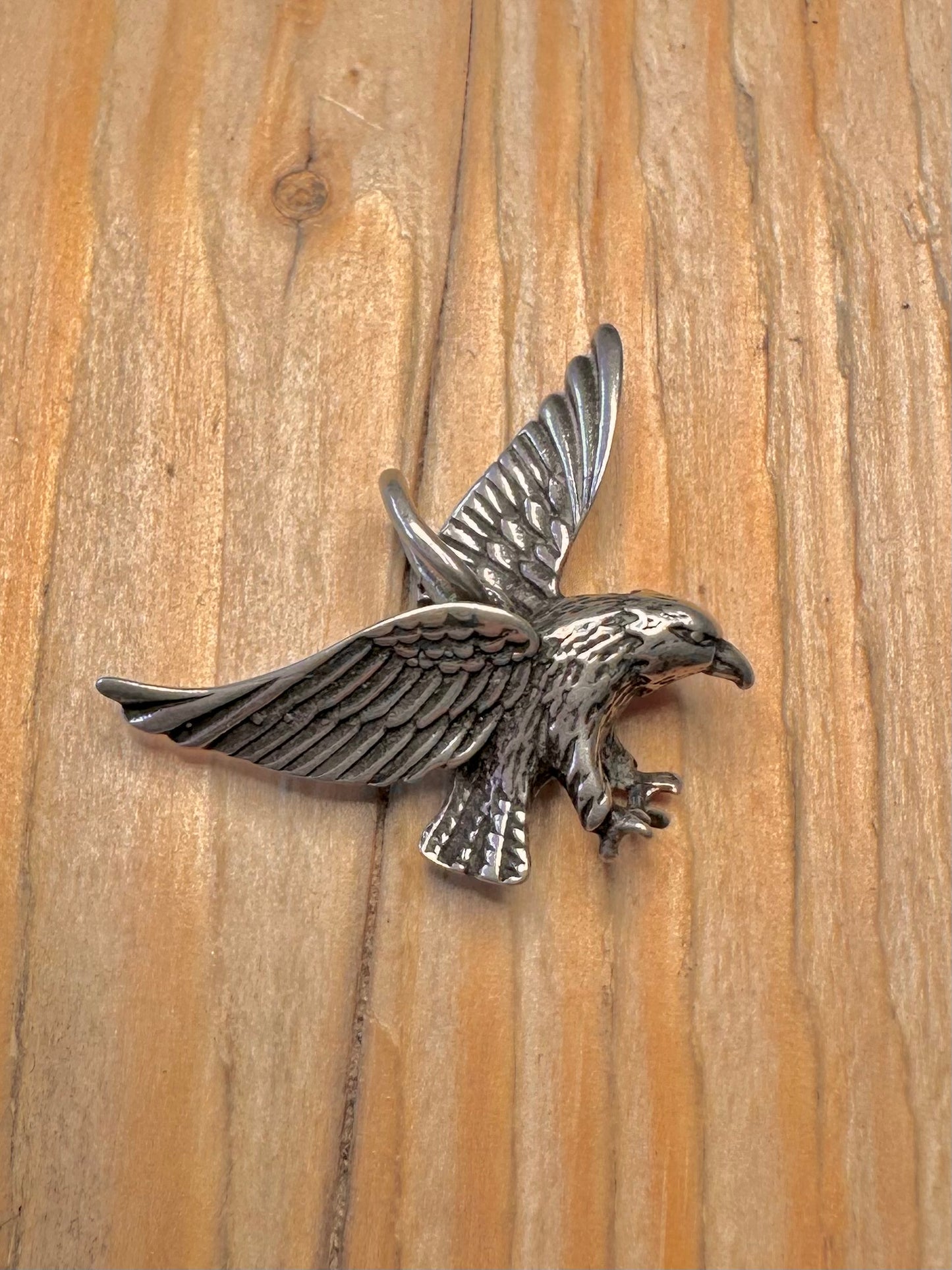 Vintage Eagle 925 Silver Pendant