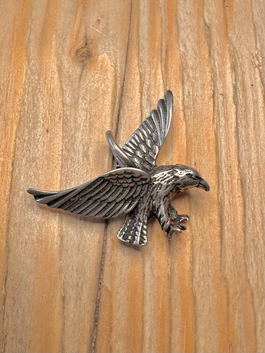 Vintage Eagle 925 Silver Pendant
