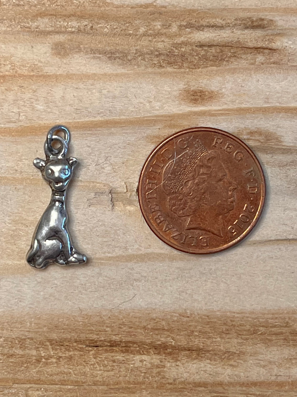 Sitting Cat 925 Sterling Silver Pendant