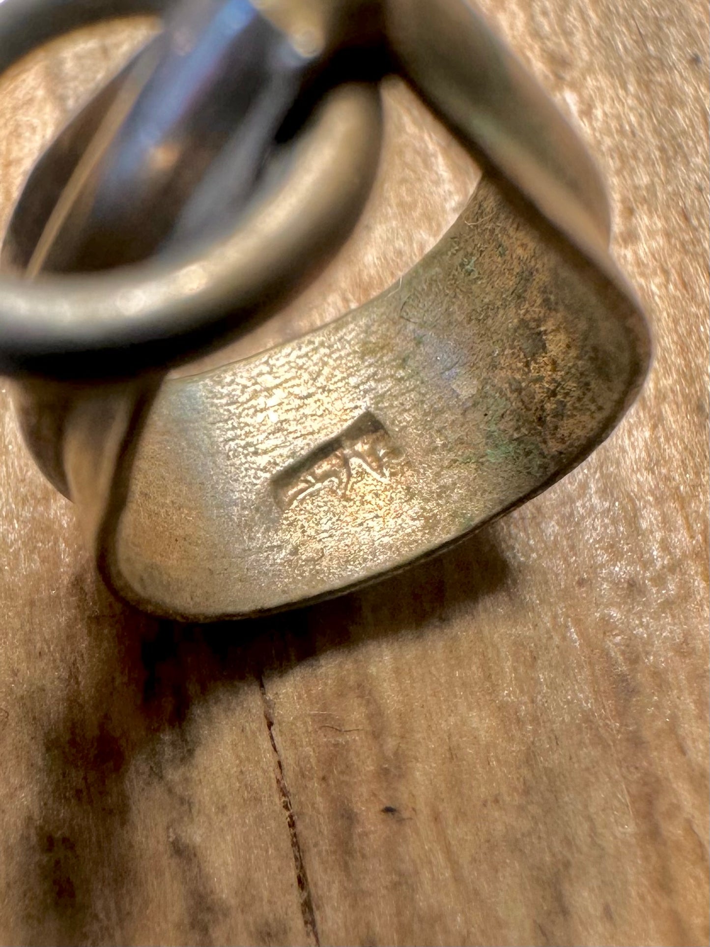 Vintage Lapis Blue Topaz 925 Sterling Silver Pendant