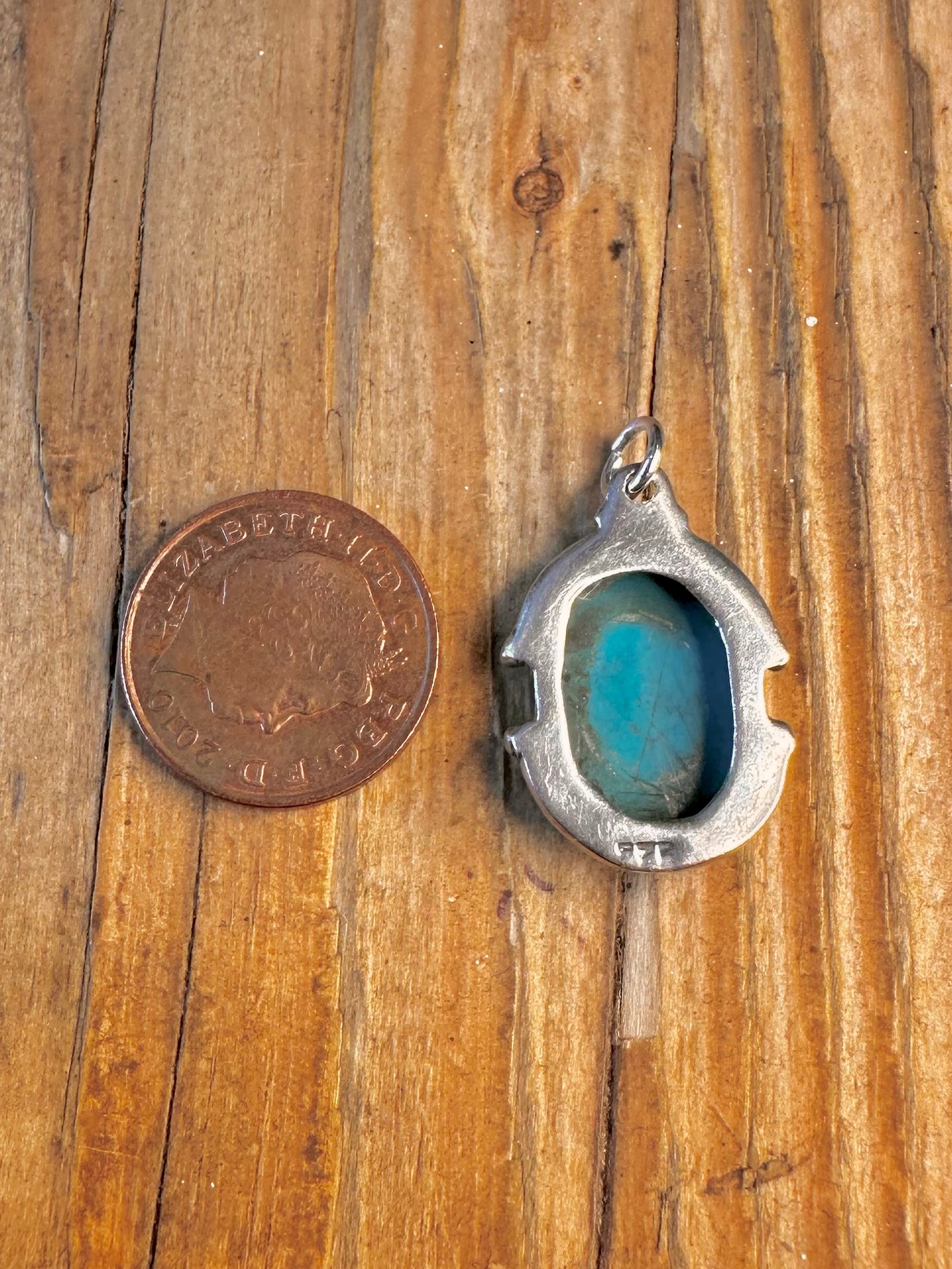 Oval Howlite 925 Sterling Silver Pendant