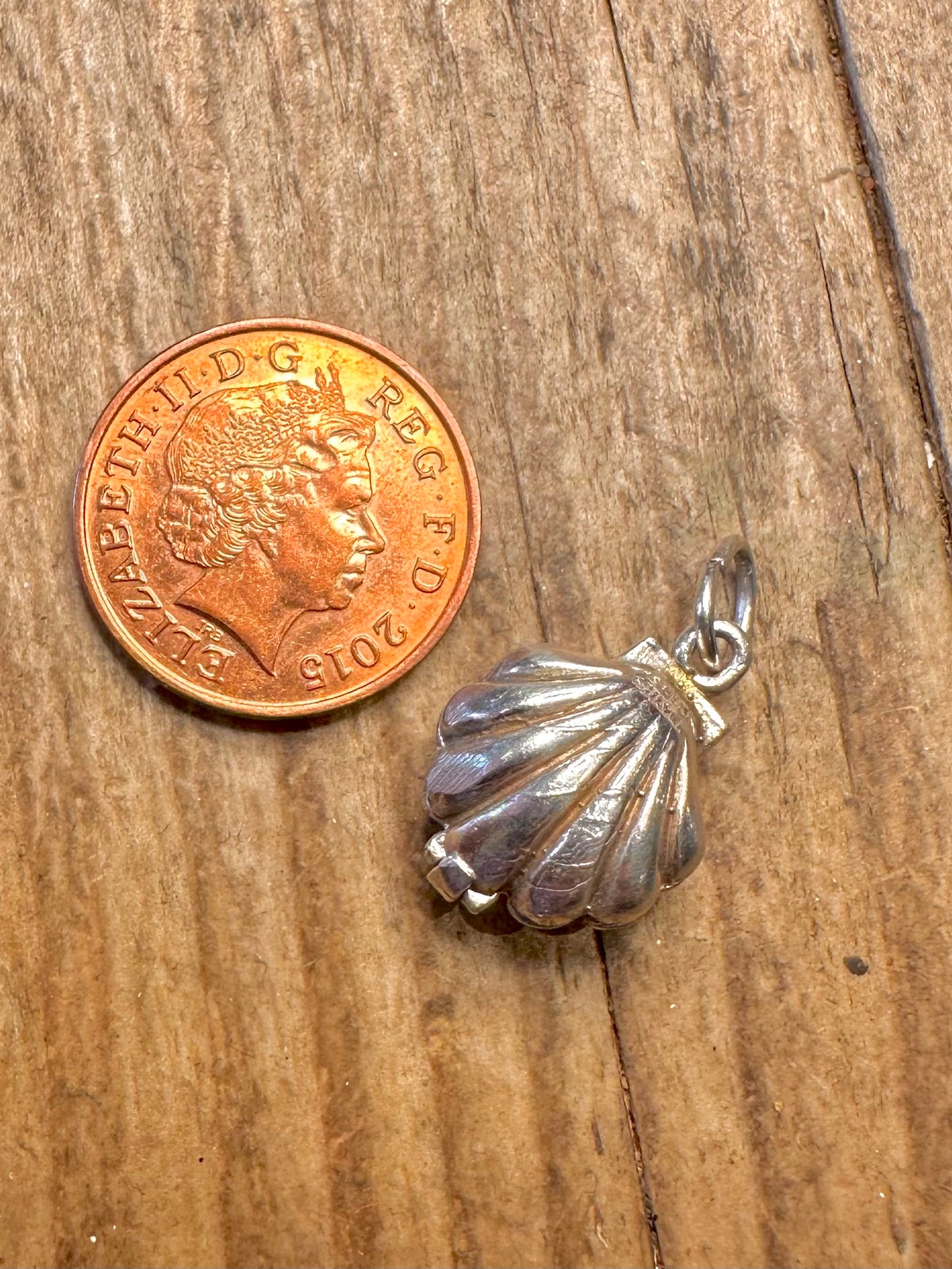 Oyster Clam Hinged with Pearl Maker CHIM 925 Sterling Silver Charm Pendant
