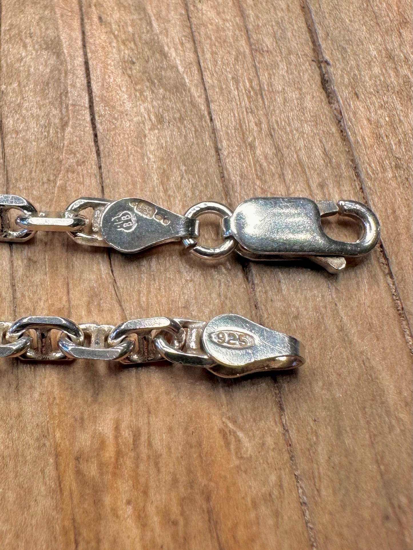 Vintage Mariner Link 925 Sterling Silver 18 inch Necklace