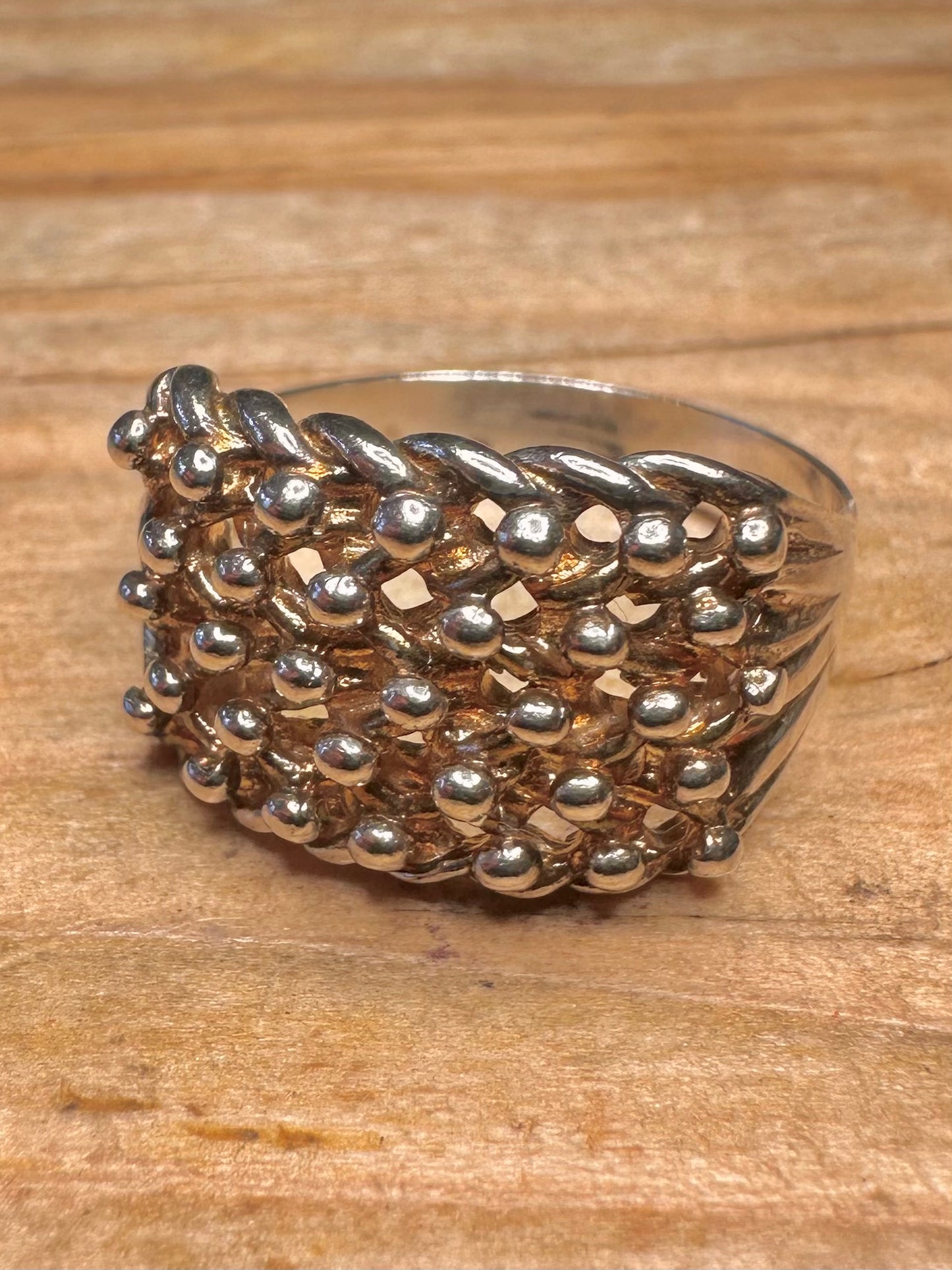 Vintage Keepers 925 Sterling Silver Size U Ring