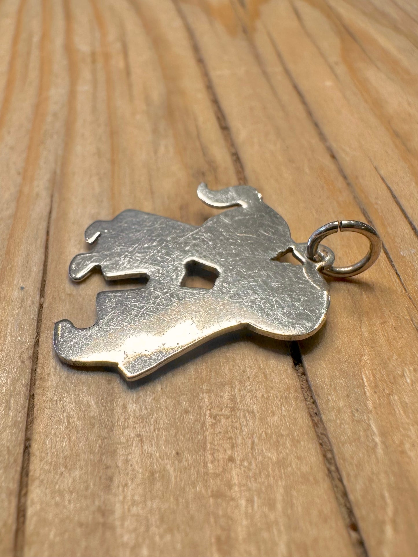 Vintage Boy and Girl 925 Silver Pendant