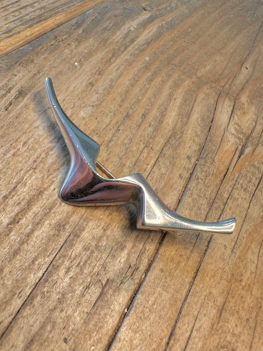 Abstract 1962 Ernest Blythe to Ivan Tarrat 925 Sterling Silver Brooch