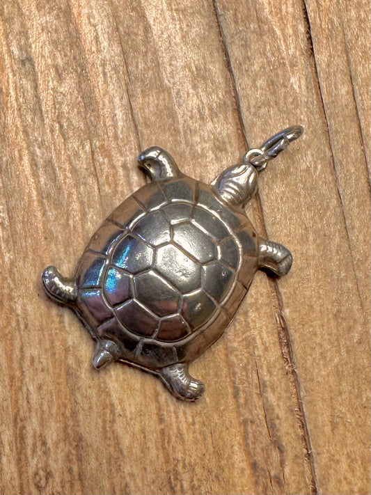 Vintage Georg Jensen Ltd Turtle 925 Sterling Silver Pendant