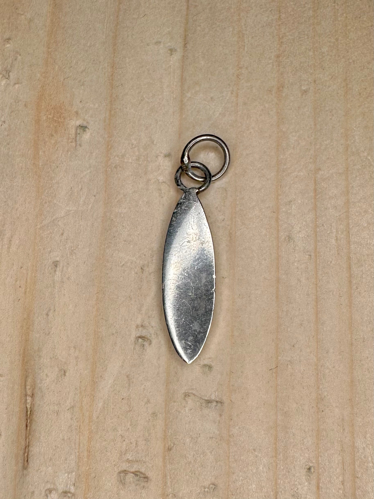 Oval Ingot 1976 Maker P&RB Hallmarked 925 Sterling Silver Pendant