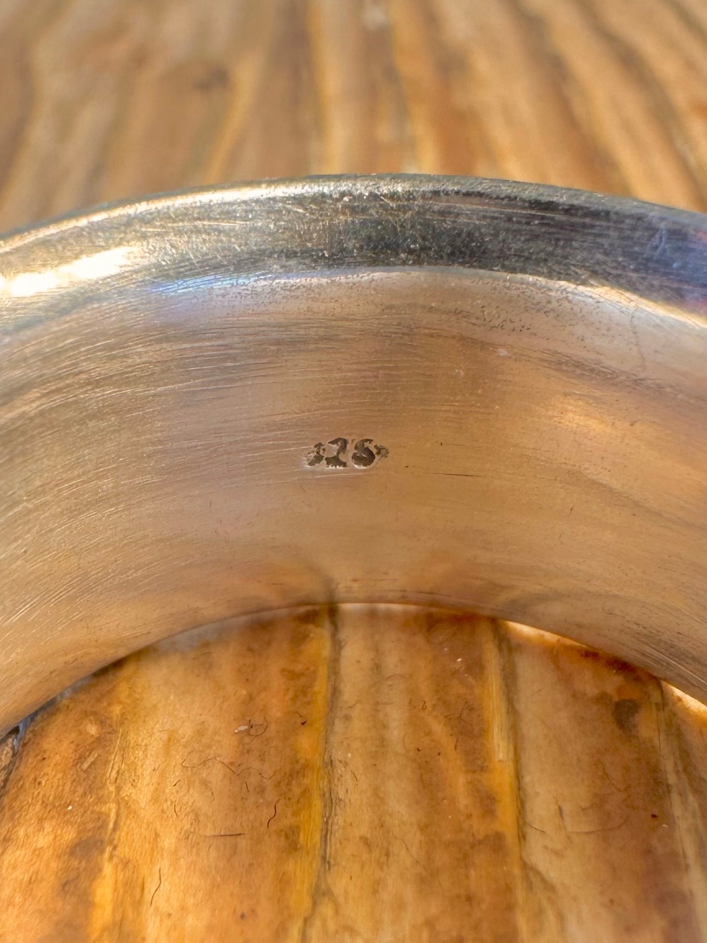Wide Band 925 Sterling Silver Size X Ring