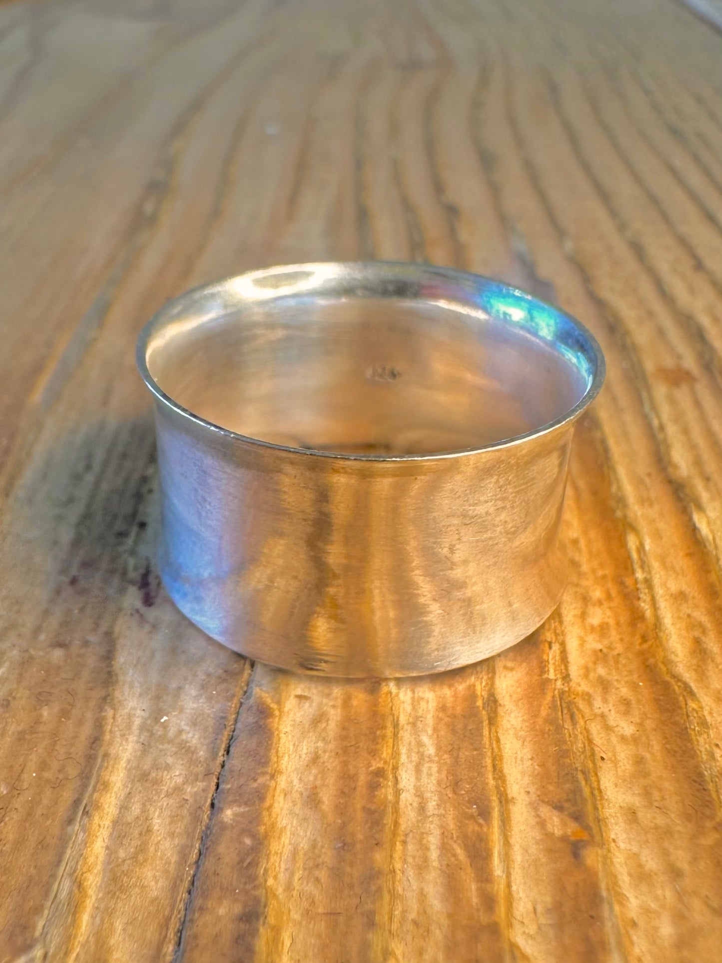 Wide Band 925 Sterling Silver Size X Ring