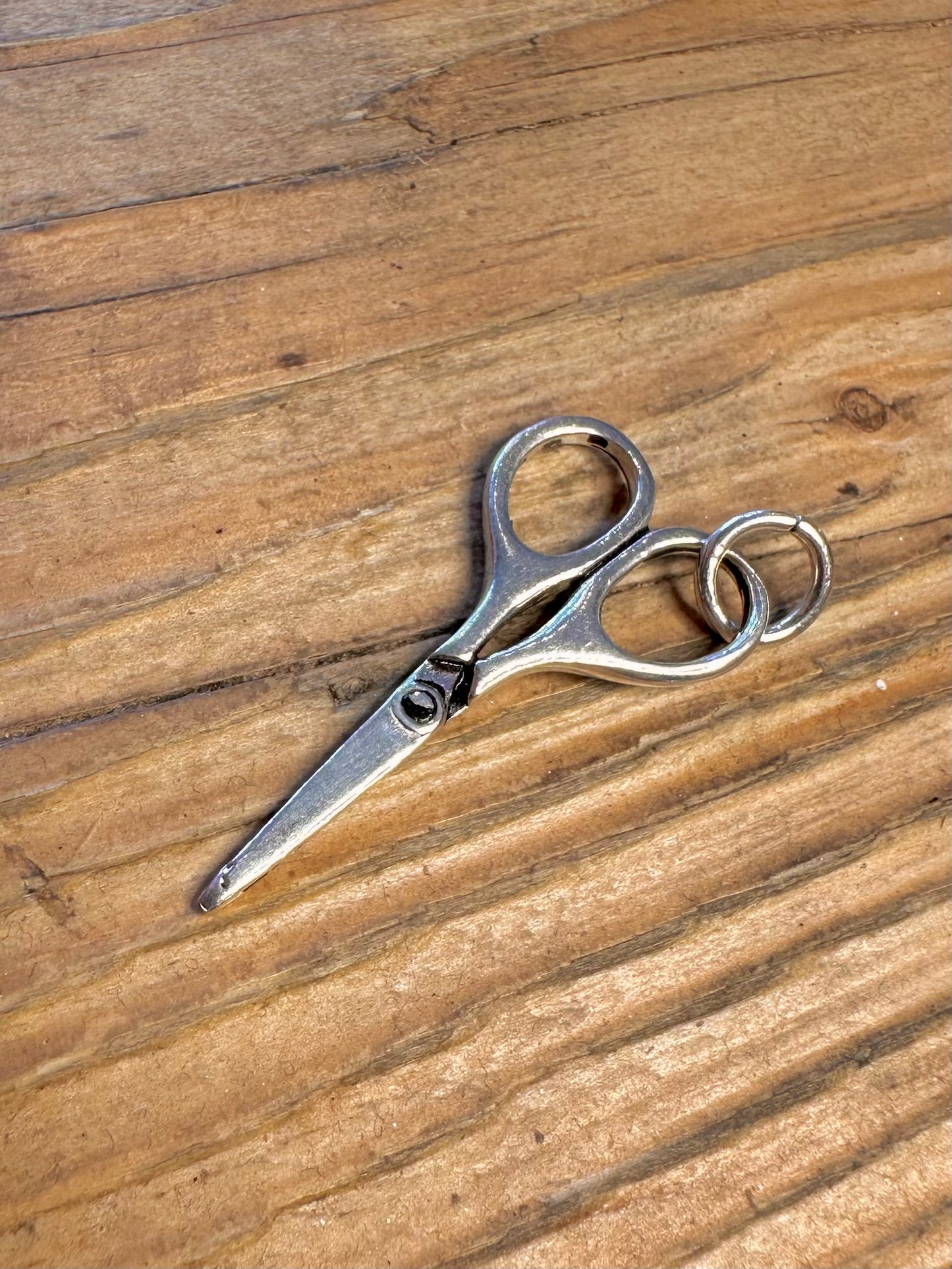 Large Scissors 925 Sterling Silver Pendant