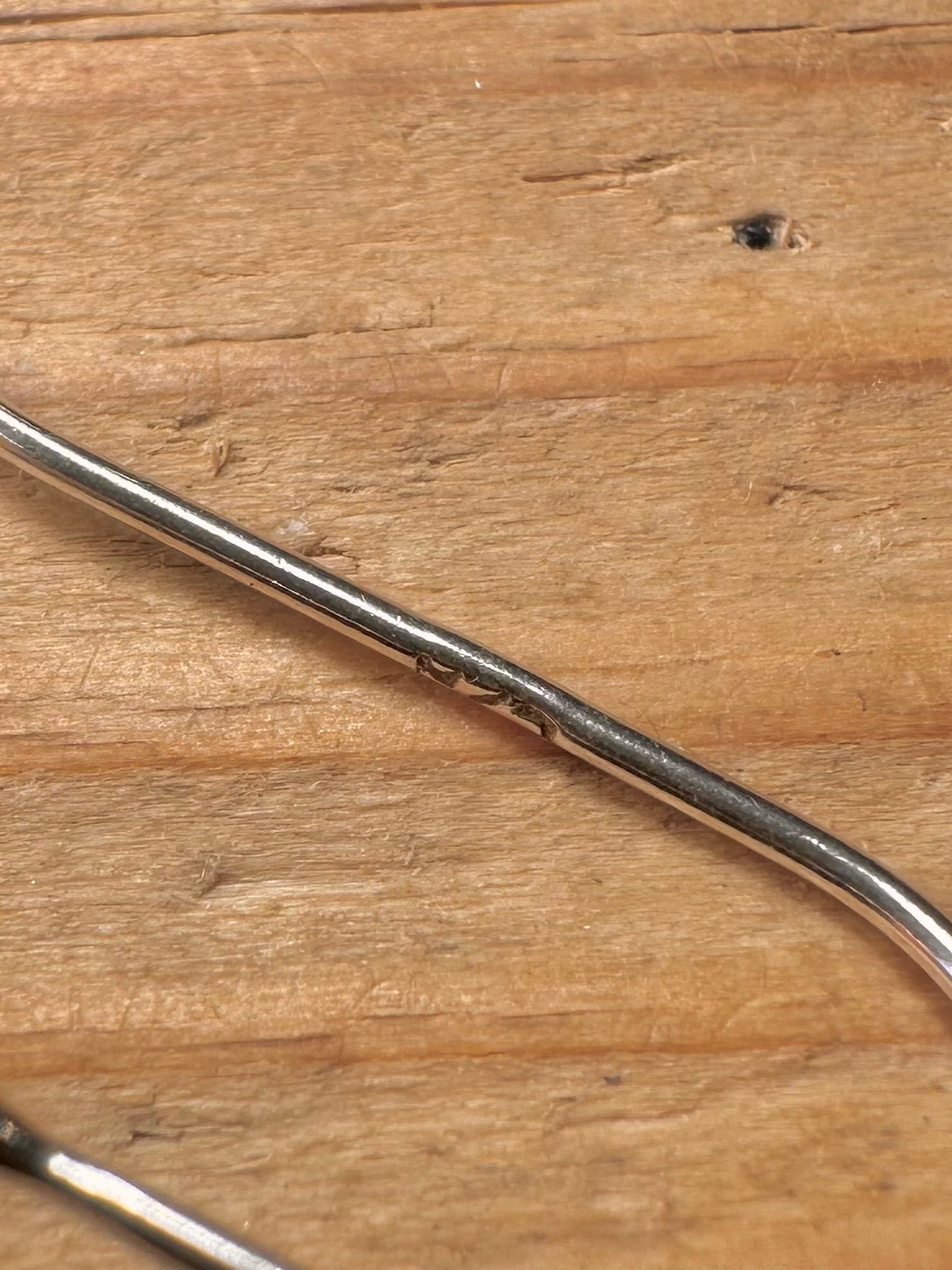 Vintage Tear Drop 925 Sterling Silver Earrings