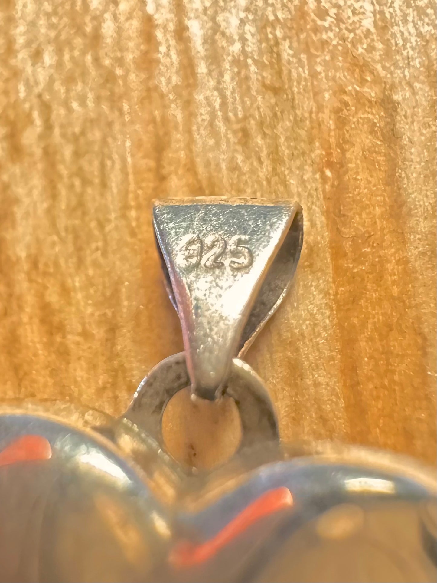 Vintage Floral Embossed Heart Locket 925 Sterling Silver Pendant