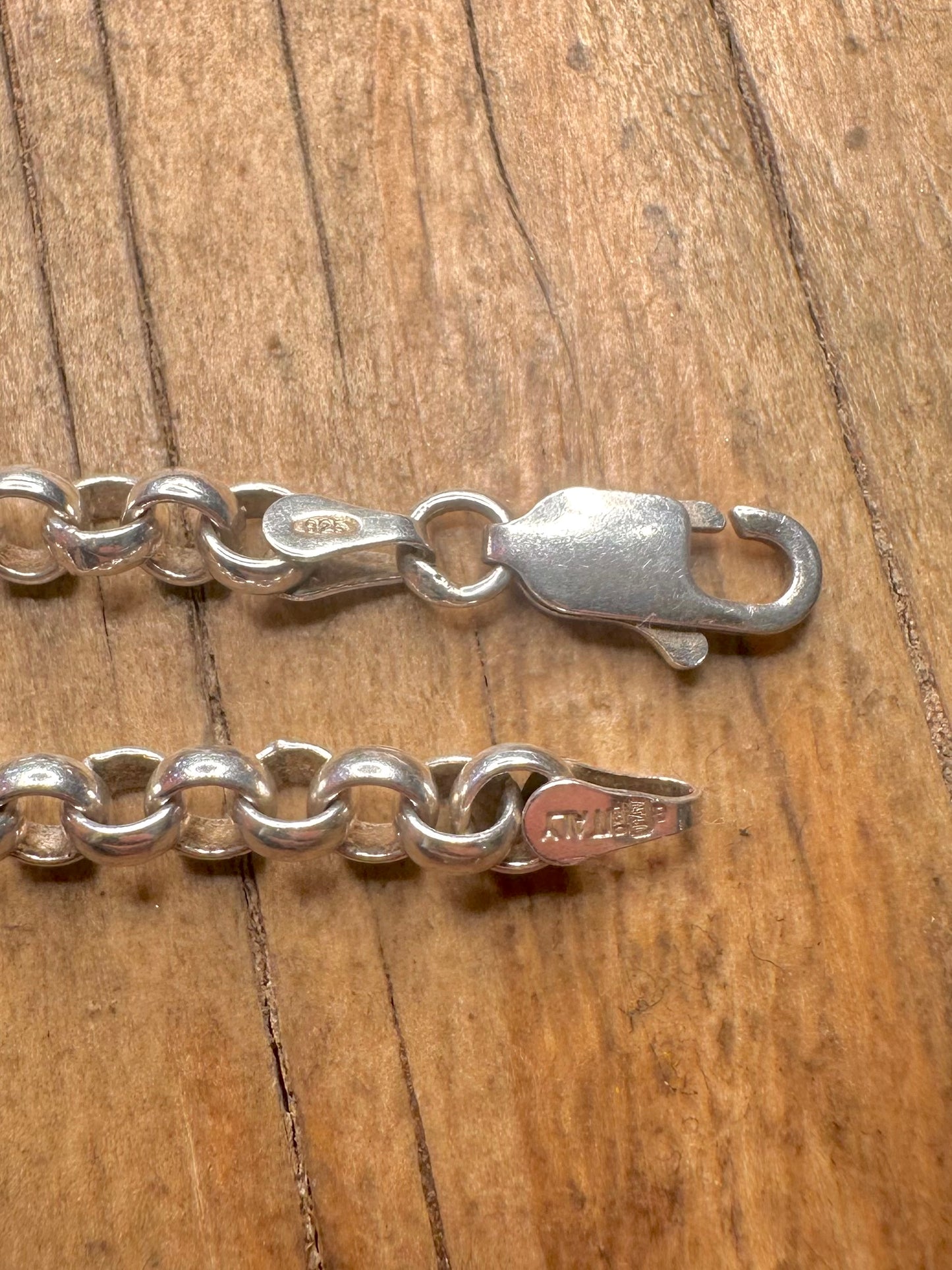 Belcher Kette Italien 925 Sterlingsilber 50 cm Halskette