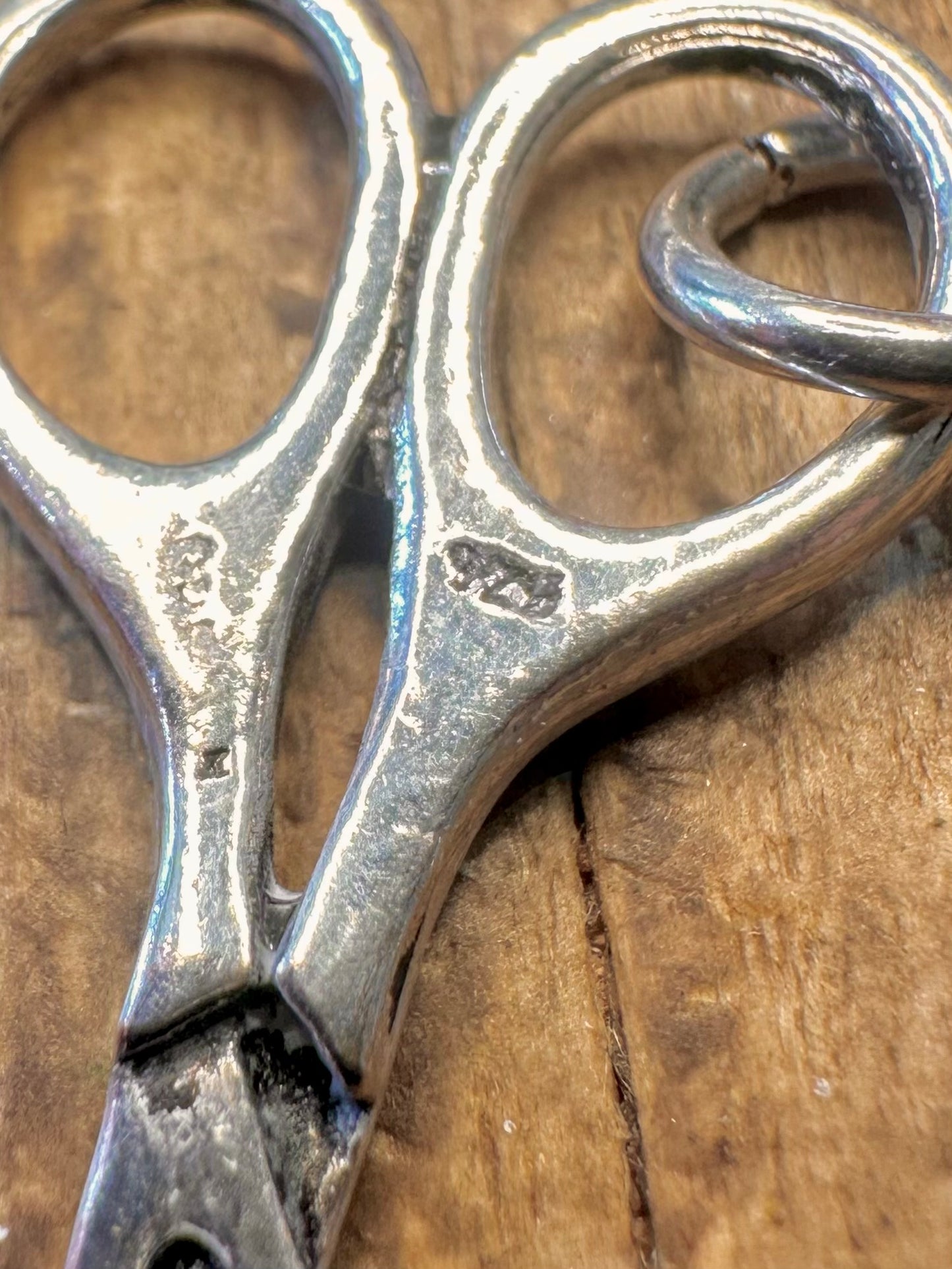 Large Scissors 925 Sterling Silver Pendant
