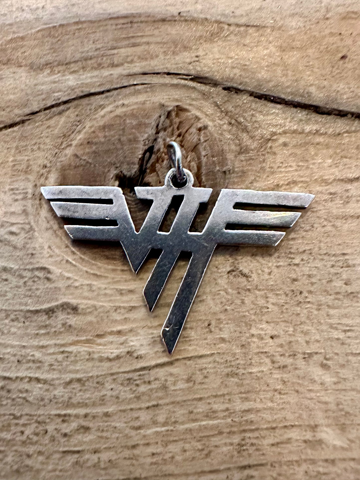 Vintage 1984 Van Halen 925 Silver Pendant