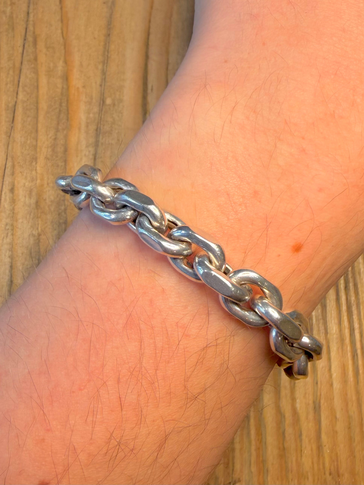 Chunky Cable Chain 925 Sterling Silver 7.5 inch Bracelet