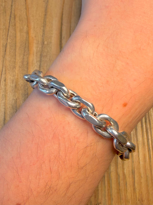 Chunky Cable Chain 925 Sterling Silver 7.5 inch Bracelet