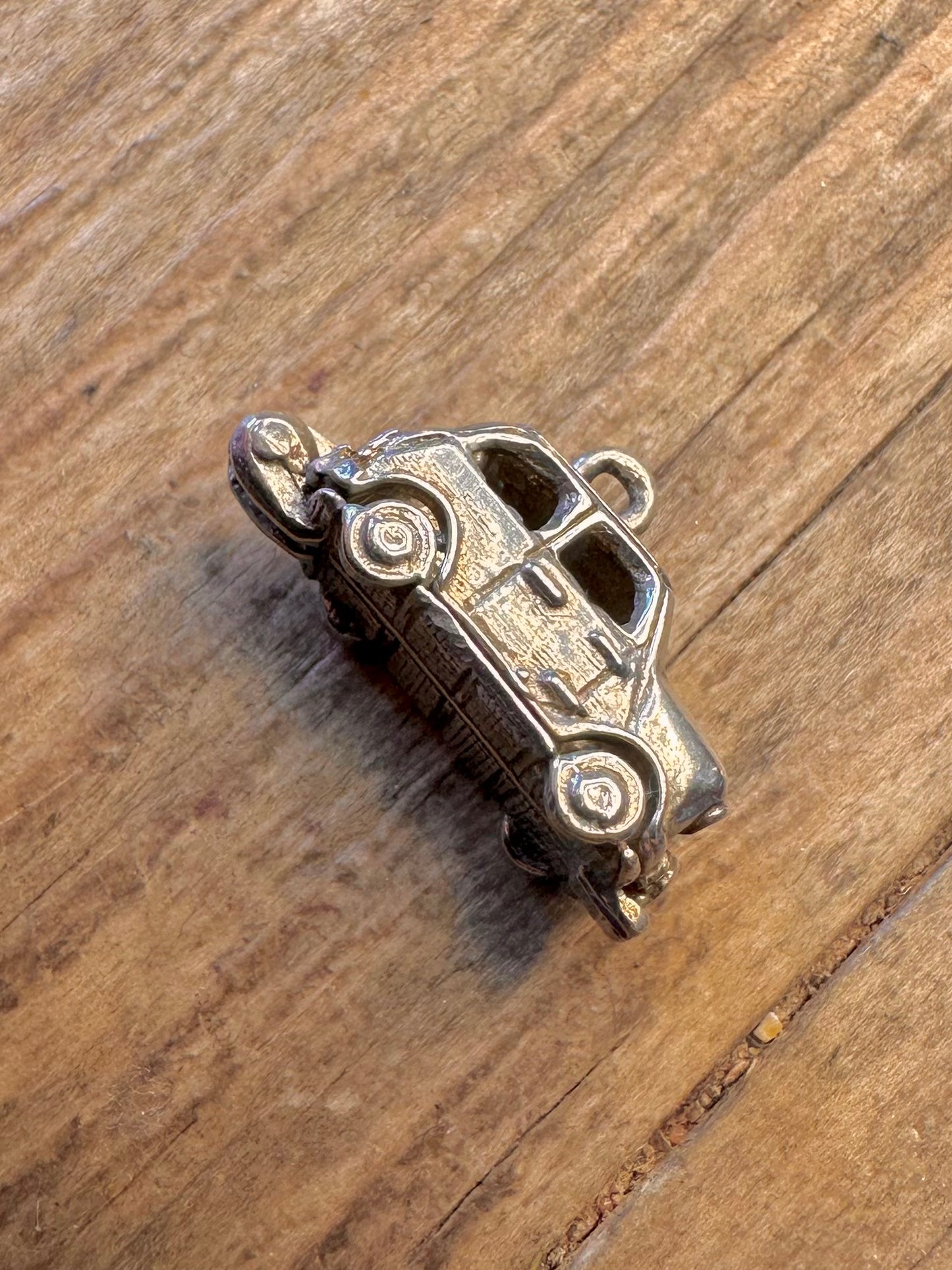 Mini Car Opening 925 Sterling Silver Charm Pendant