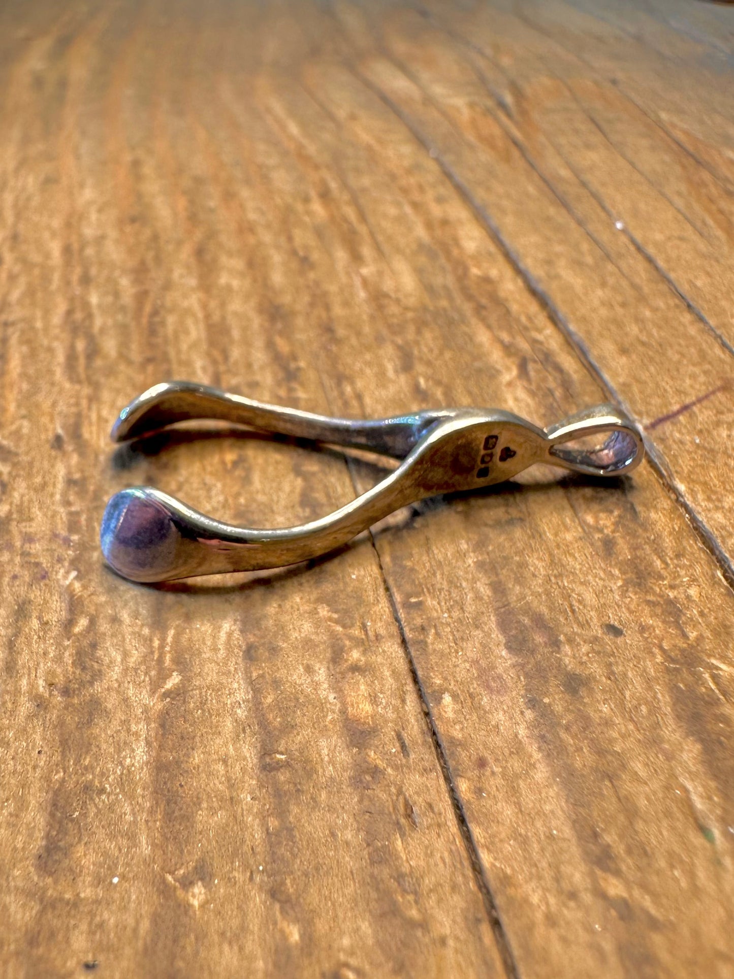Wishbone 1980 925 Sterling Silver Pendant