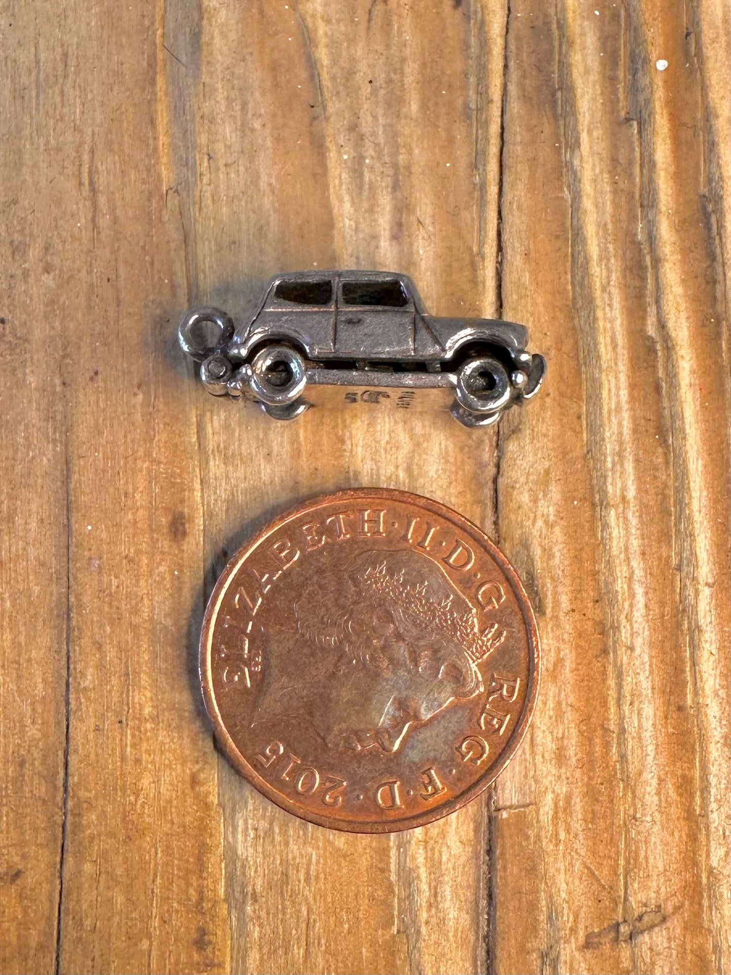 Mini Cooper Maker Nuvo Hinged Opens 925 Sterling Silver Charm Pendant