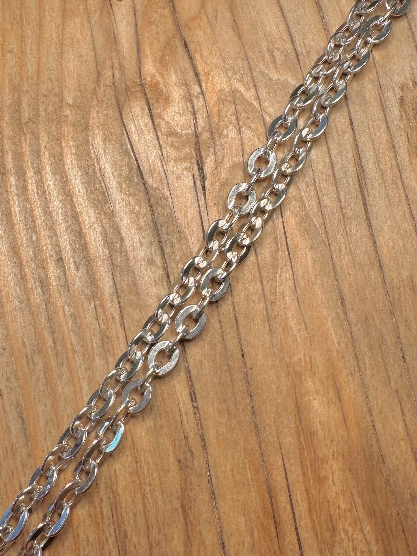 Modern Cable Chain 925 Sterling Silver 18 inch Necklace
