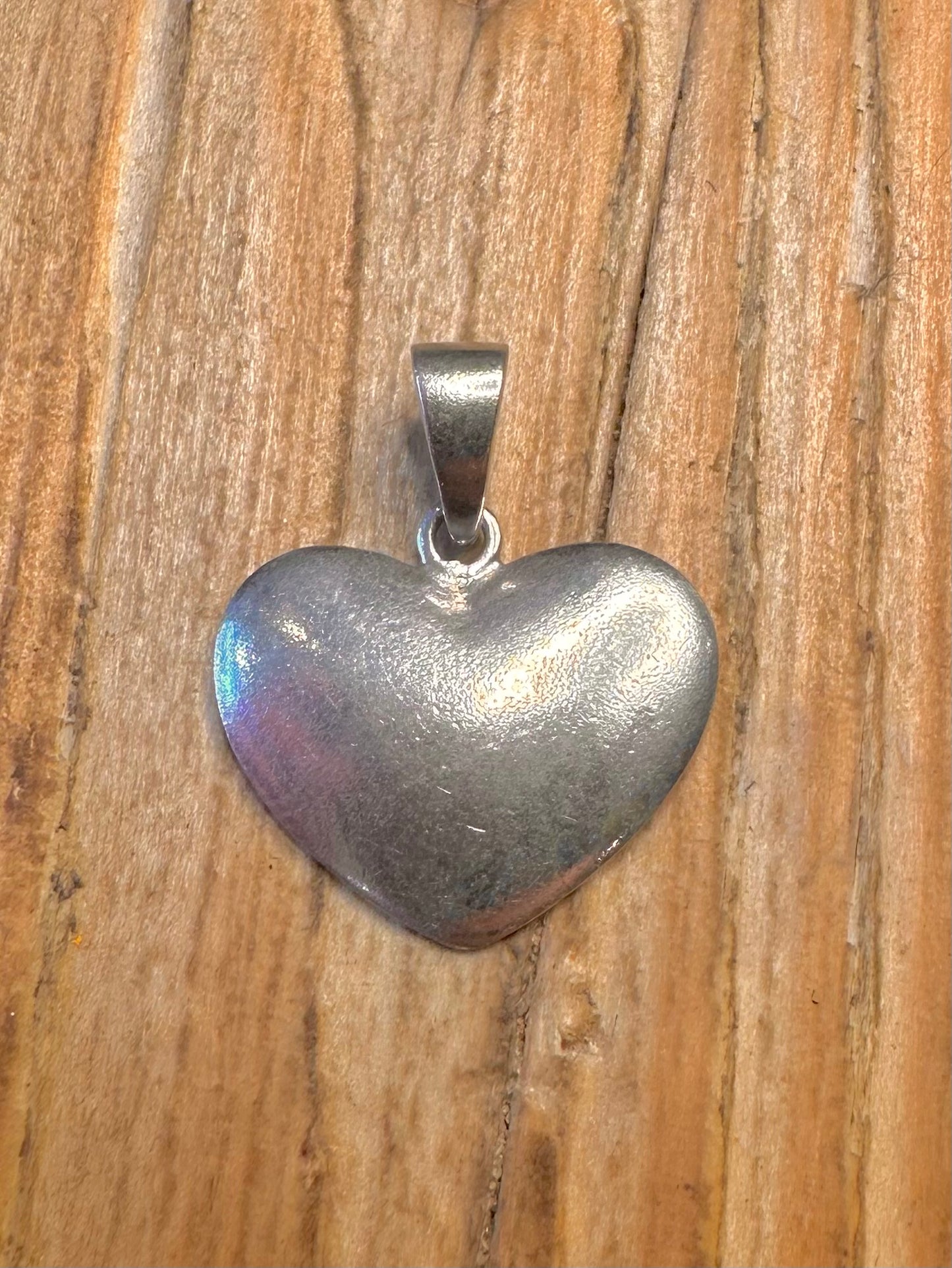 Vintage Heart 925 Sterling Silver Pendant