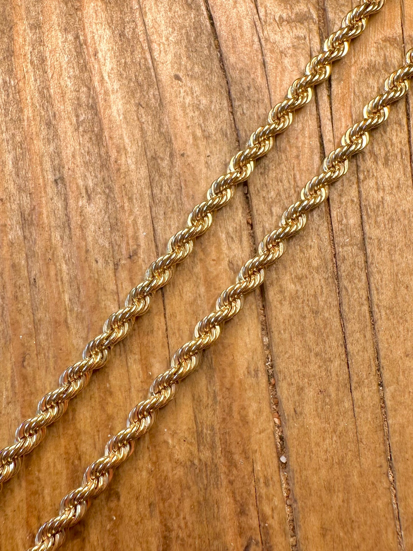9ct Gold Rope Chain Sheffield 18 inch Necklace
